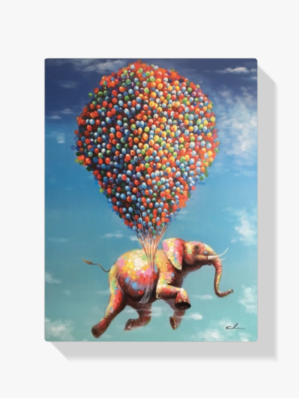 Elefant an Ballons Diamond Painting