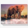Elefant in London Diamond Painting
