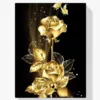 Goldene Rosen XL Diamond Painting