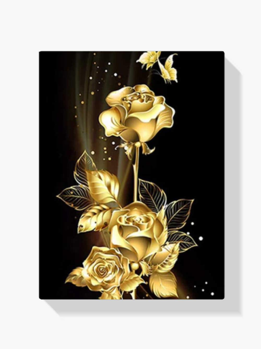 Goldene Rosen XL Diamond Painting