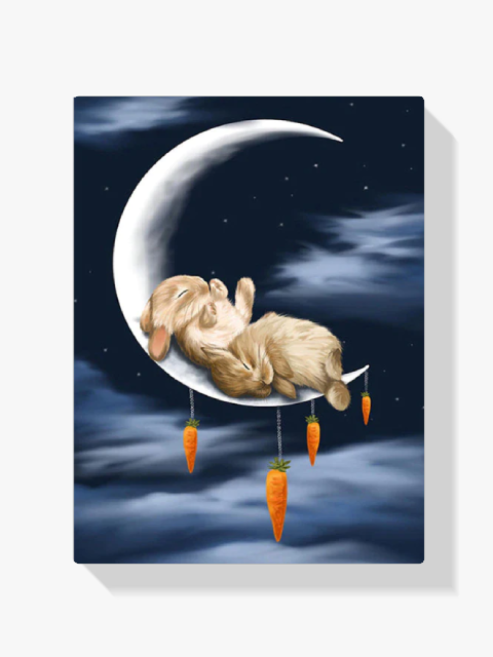 Kaninchen Auf Dem Mond Diamond Painting