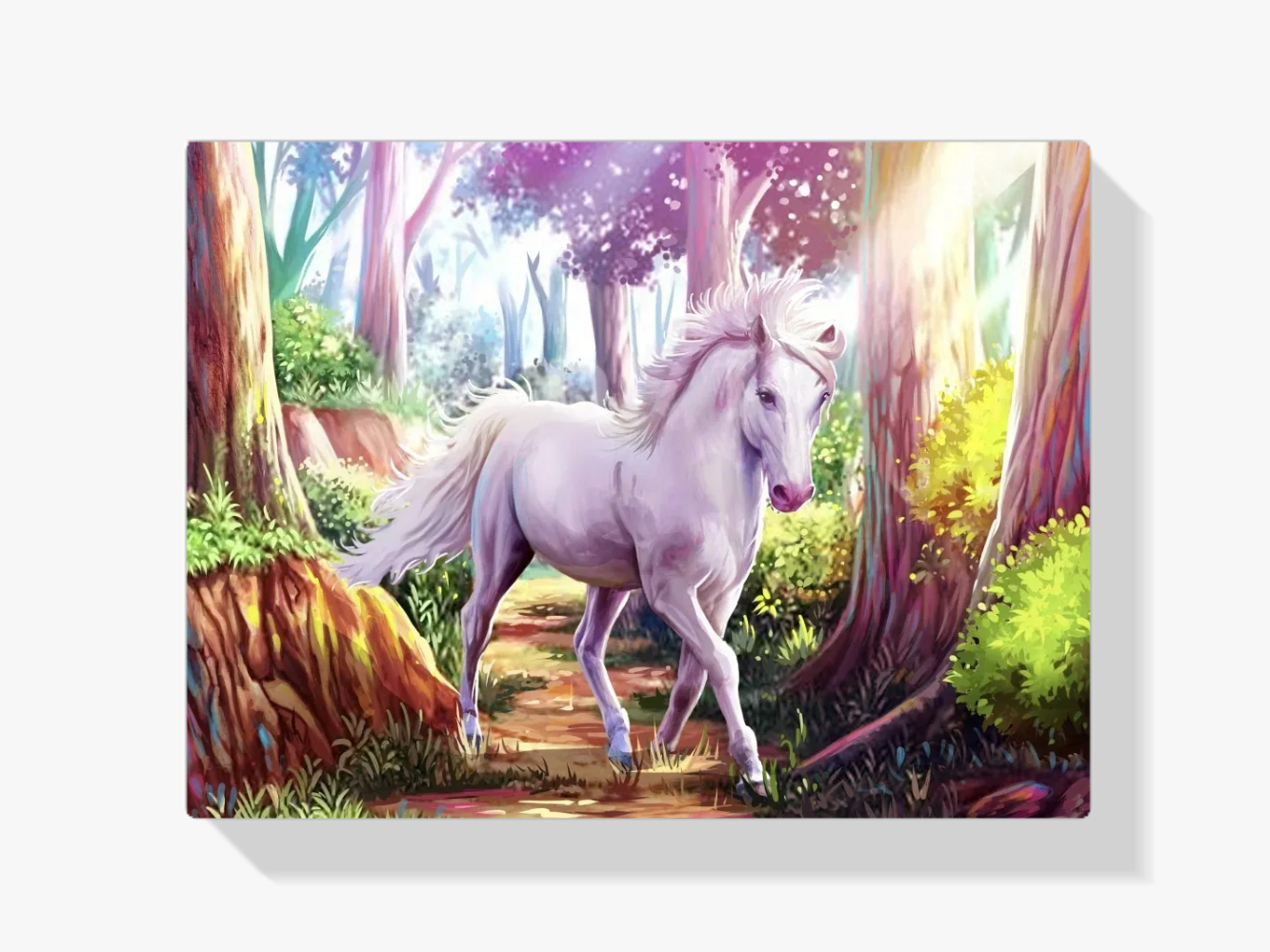 Pferd im Wald | Exklusives Design Diamond Painting