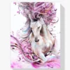Pferd mit Blumen Diamond Painting