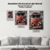 Roter Bus mit Rost Diamond Painting
