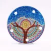 Runde Lampe Mandala Winterbaum Diamond Painting