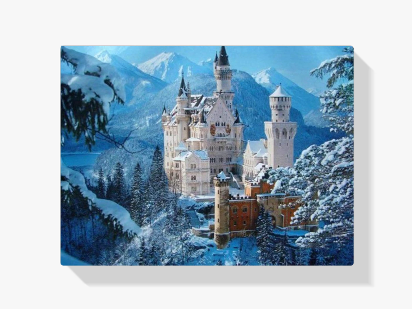 Schloss Winter Diamond Painting