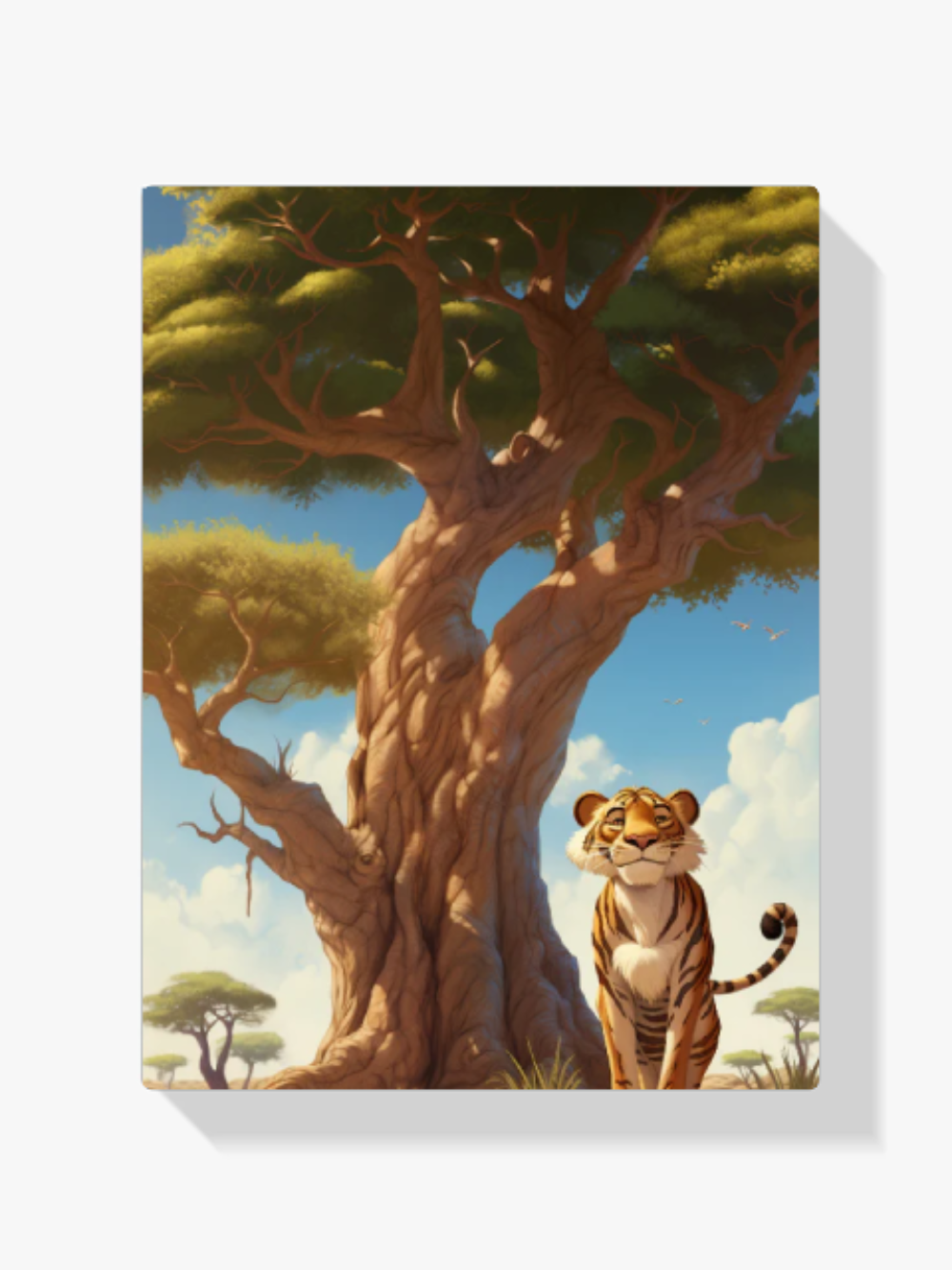 Tiger - Baobab Baum Diamond Painting
