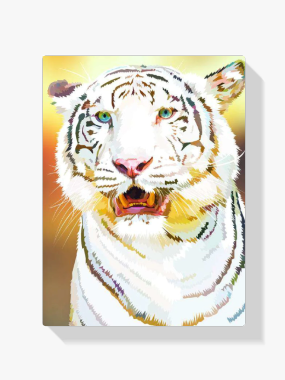 Weißer Tiger Diamond Painting