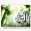 Weißer Tiger im Grünen Wald Diamond Painting